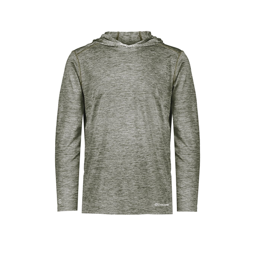 [FOLHCGGY-AS-LOGO3] Men's Charge Hoodie (Adult S, Gray, Logo 3)