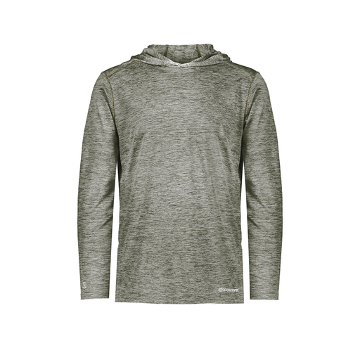 [FOLHCGGY-YS-LOGO3] Youth Charge Hoodie (Youth S, Gray, Logo 3)
