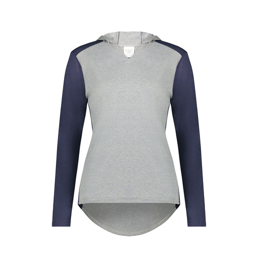 [6902.29V.XS-LOGO2] Ladies Vintage Hoodie (Female Adult XS, Navy, Logo 2)